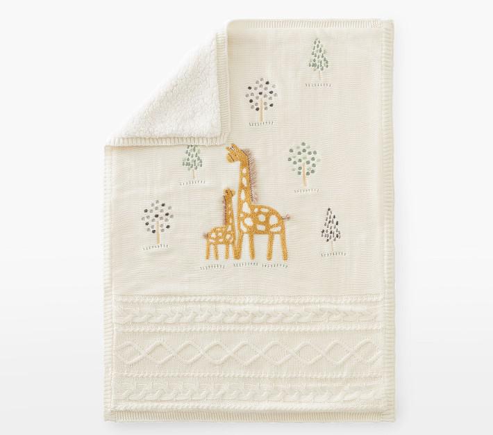 Купить Одеяло Giraffe Heirloom Baby Blanket Ivory Multi в интернет-магазине roooms.ru