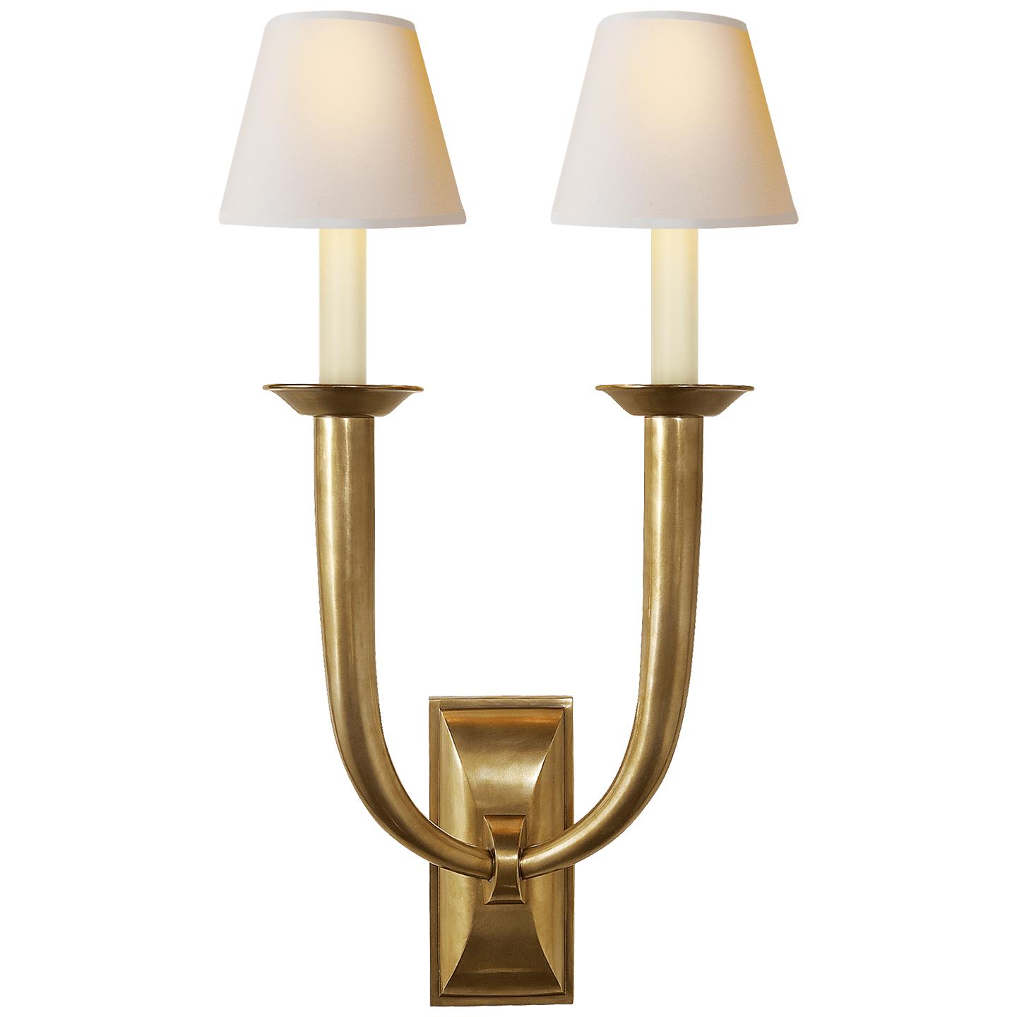 Купить Бра French Deco Horn Double Sconce в интернет-магазине roooms.ru