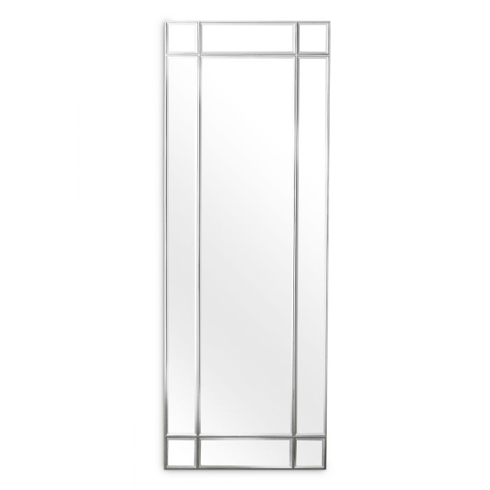 nickel finish | bevelled mirror glass