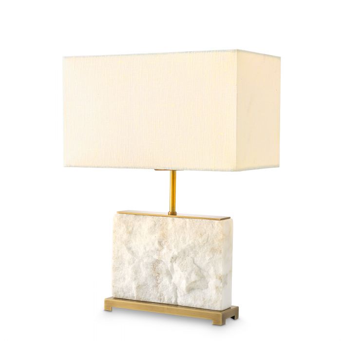 antique brass finish | white marble S