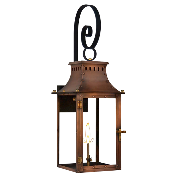 Купить Уличное бра Market Street 21" Top Scroll Wall Lantern в интернет-магазине roooms.ru