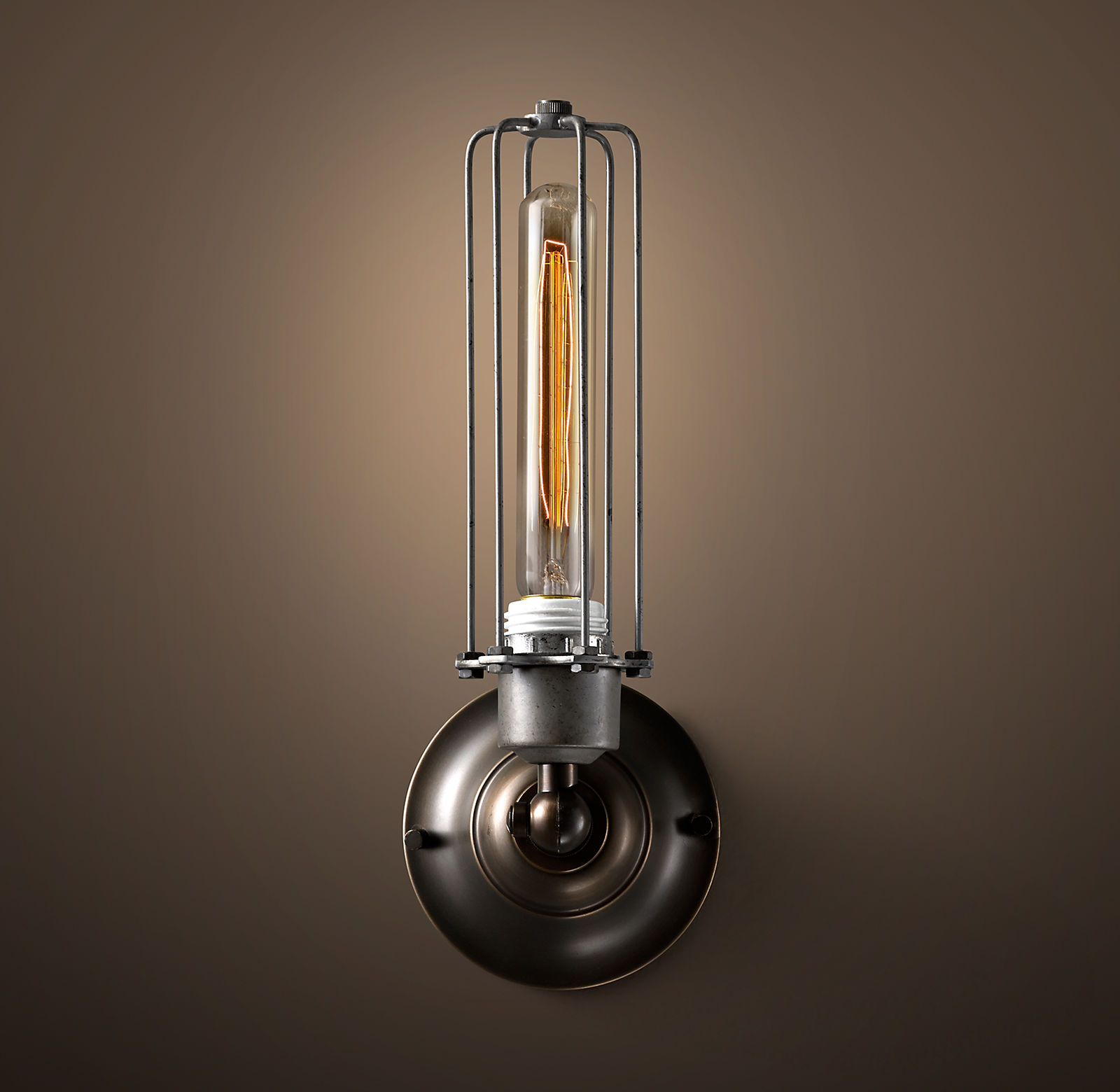 Купить Бра Edison Caged Sconce в интернет-магазине roooms.ru