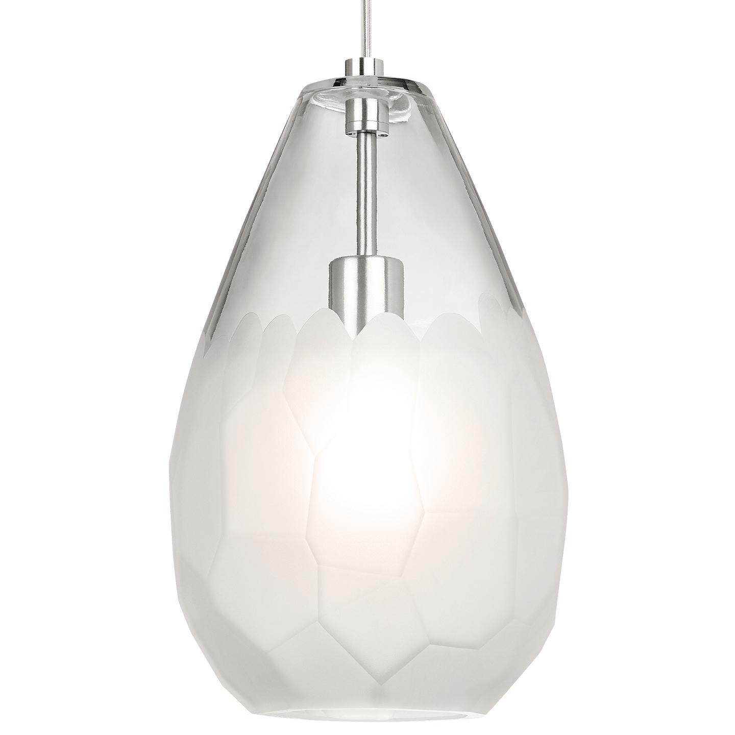 Satin Nickel Frost Lamp Not Included