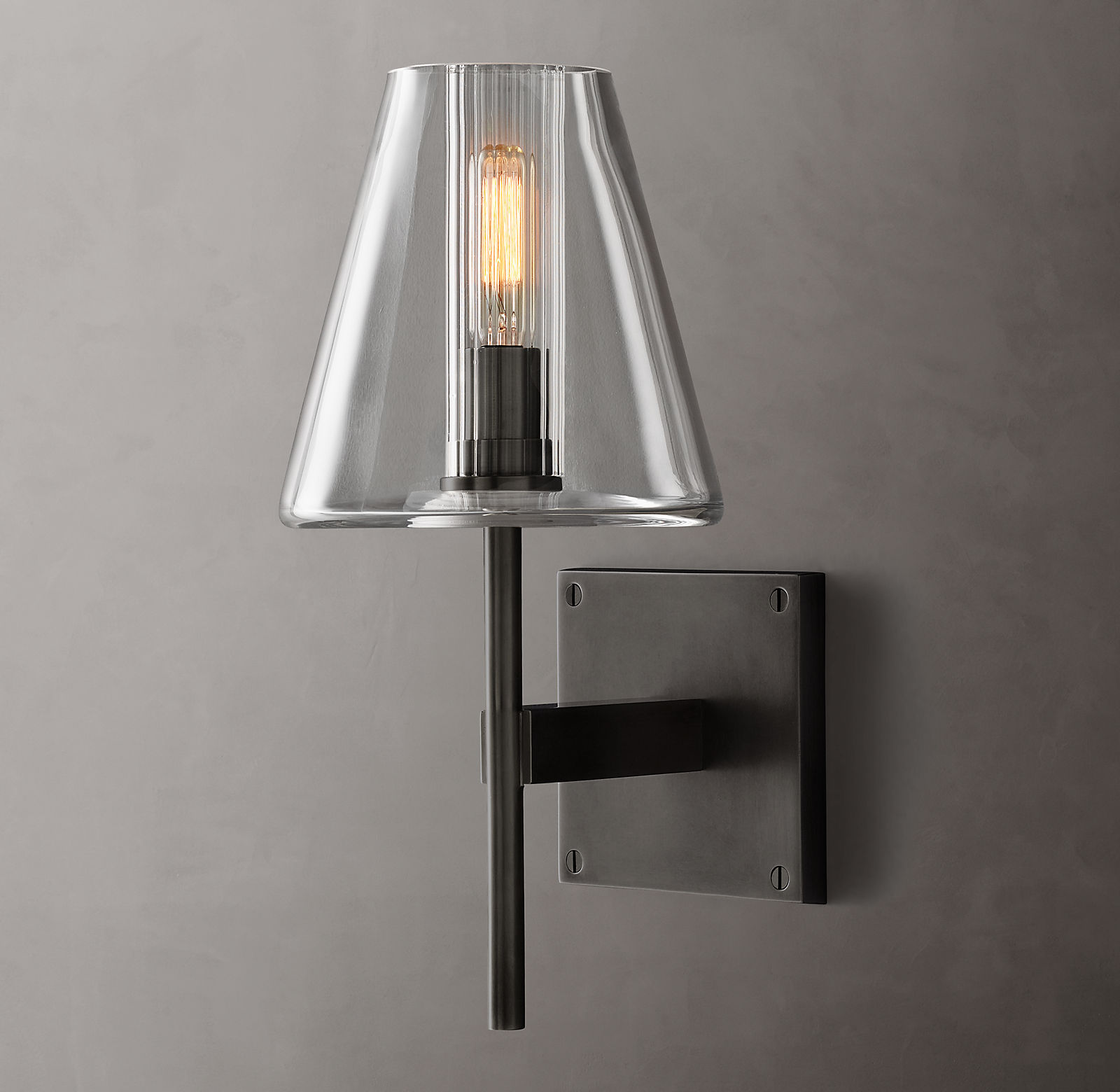 Купить Бра Fulham Glass Shade Sconce в интернет-магазине roooms.ru