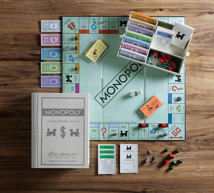 Купить Набор игр (скрембл, монополия, клуэдо) Linen Book Board Games - Set of 3 в интернет-магазине roooms.ru