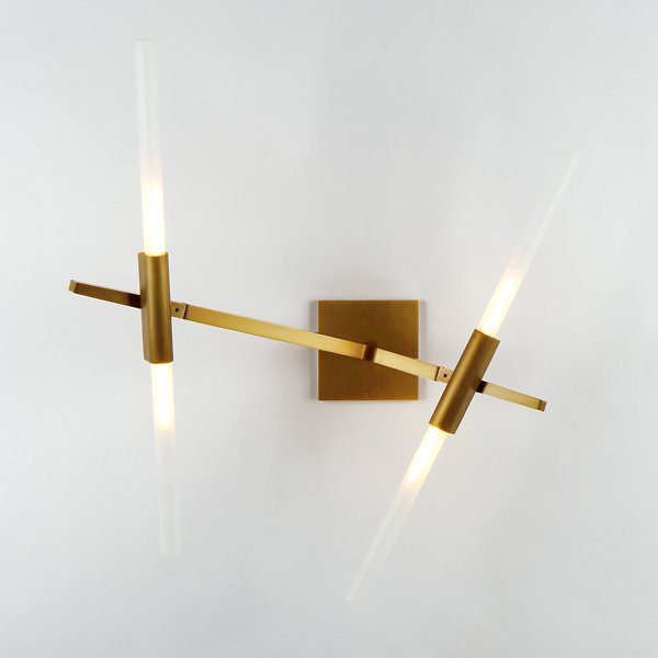 Brushed Brass,Angle Cut Glass