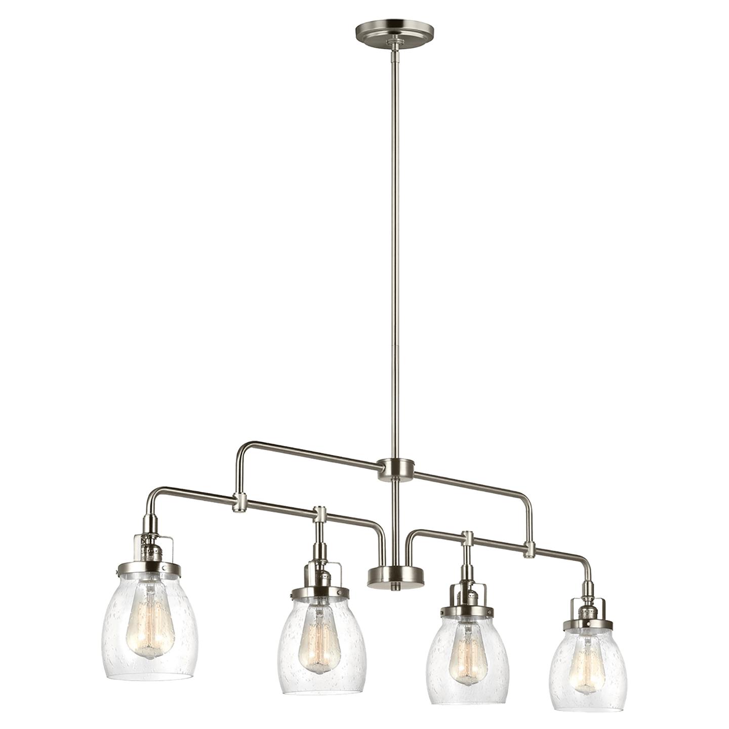 Brushed Nickel LED Bulb(s) Included