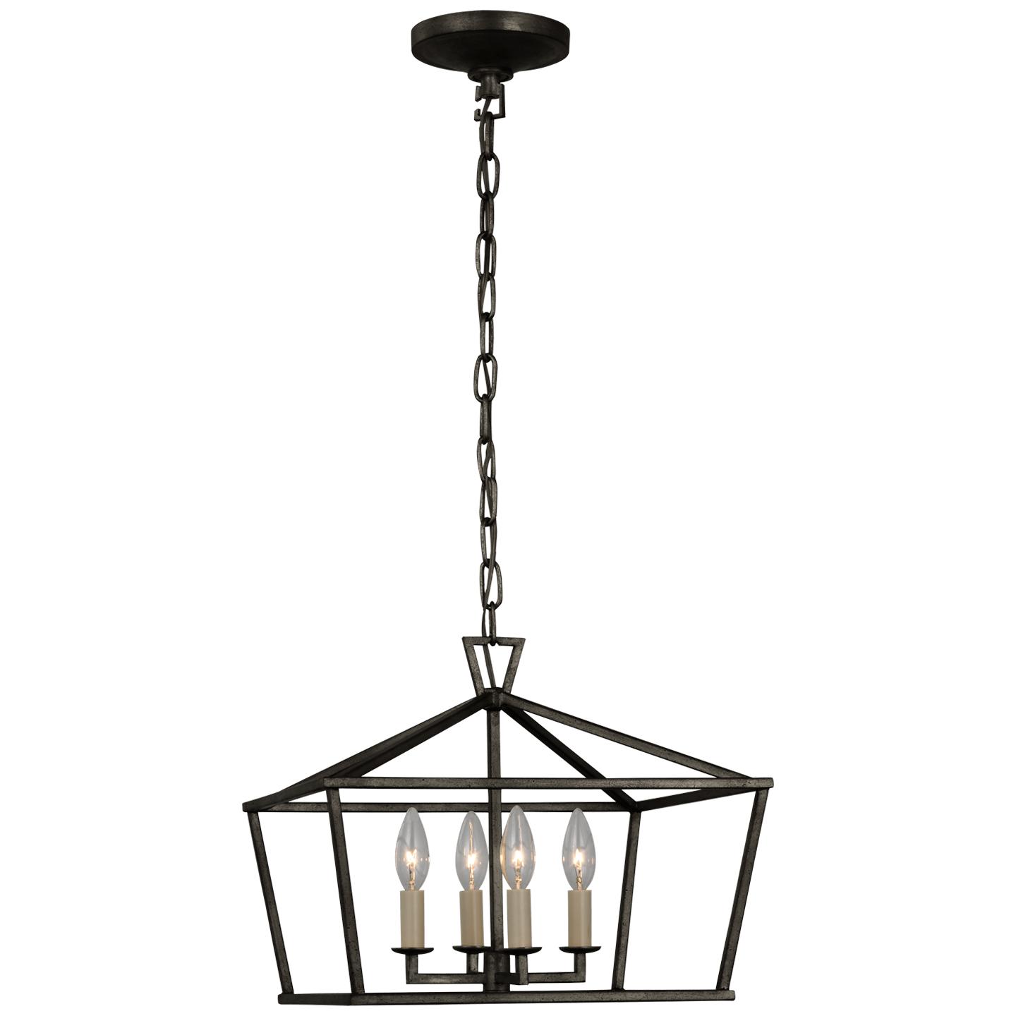 Купить Накладной светильник/Подвесной светильник Darlana Small Wide Semi-Flush Mount Lantern в интернет-магазине roooms.ru