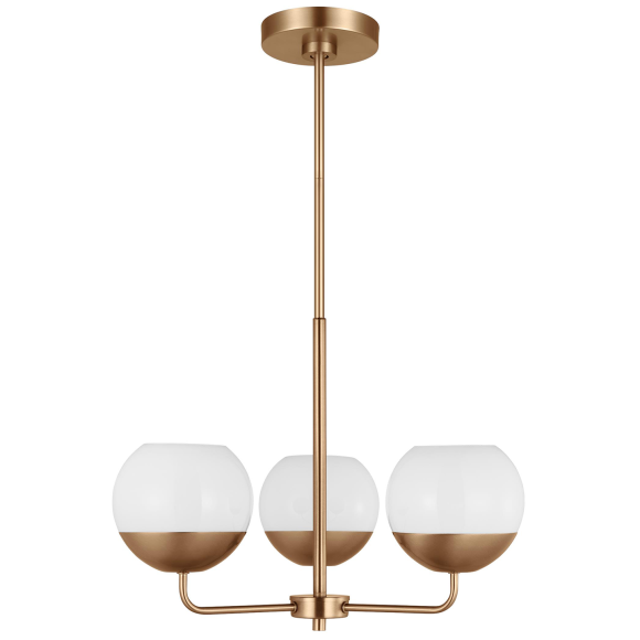 Satin Brass LED Bulb(s) Included