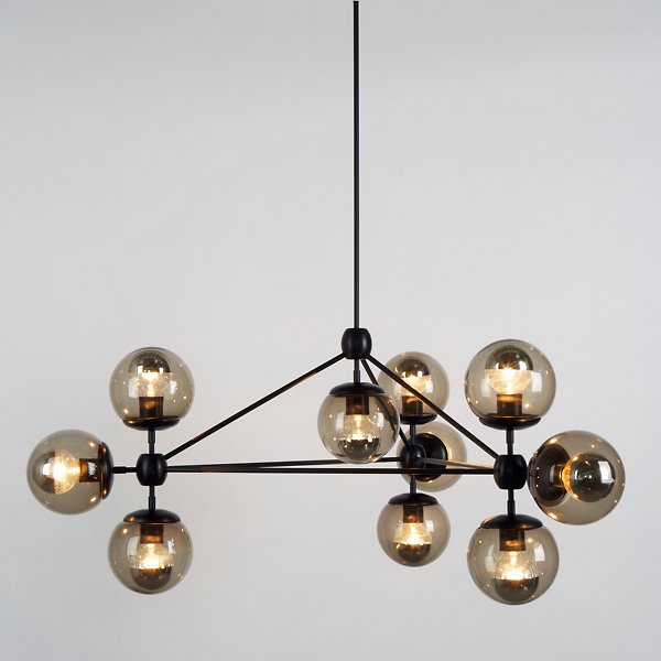 Купить Люстра Modo 3 Sided Chandelier - 10 Globes в интернет-магазине roooms.ru