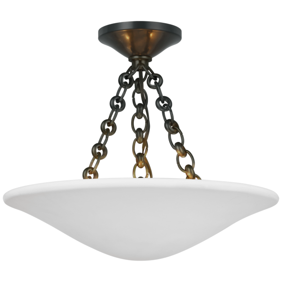 Купить Накладной светильник Mollino 16" Semi Flush Mount в интернет-магазине roooms.ru