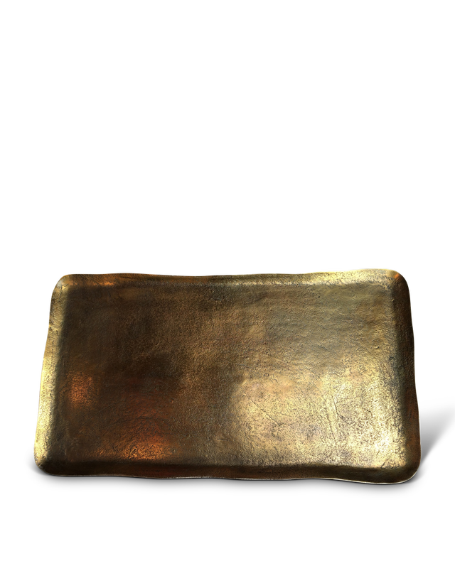 Купить Поднос Rectangular Brass Platter в интернет-магазине roooms.ru