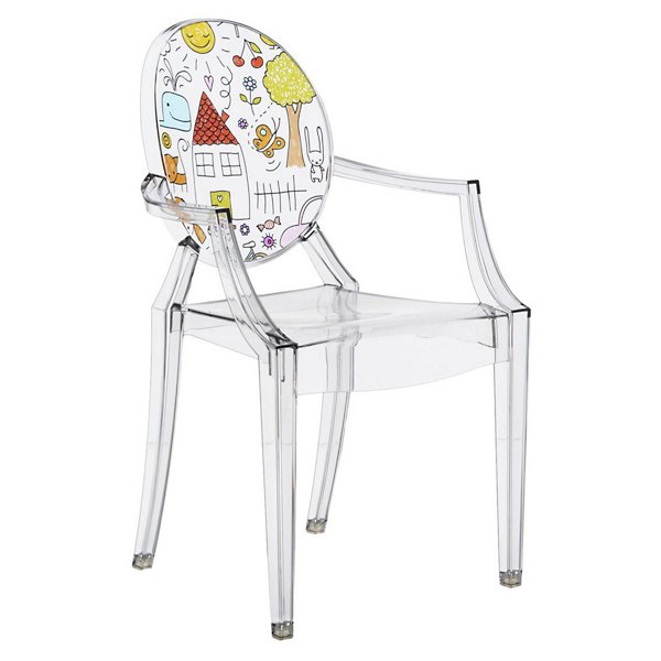 Купить Стул с подлокотником Children's Lou Lou Ghost Armchair Special Edition в интернет-магазине roooms.ru