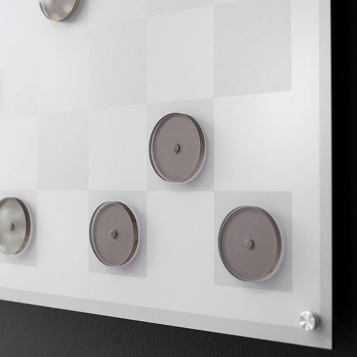 Купить Настенные шашки Wall Mounted Magnetic Checkers Gray в интернет-магазине roooms.ru