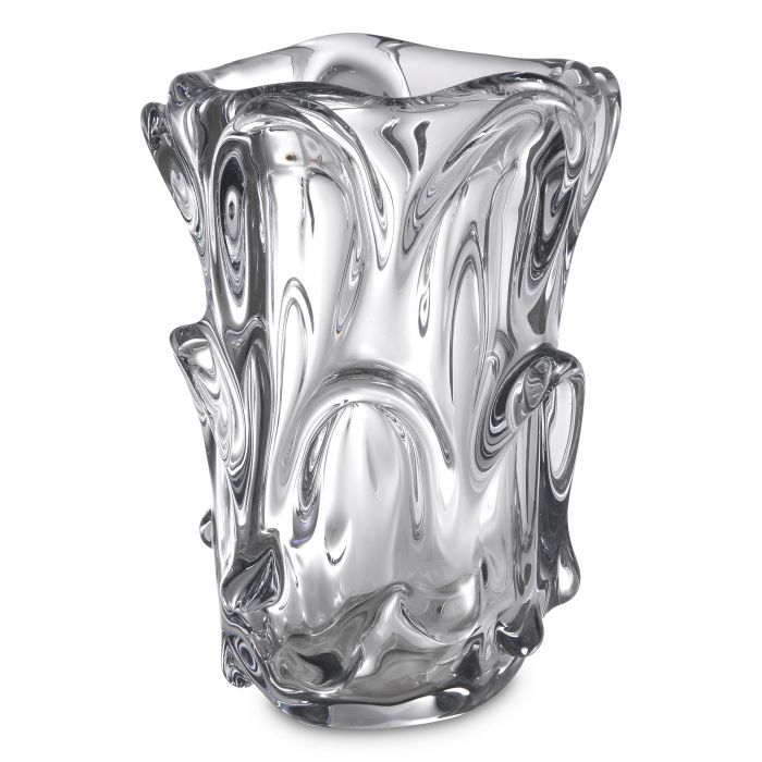 hand blown glass | clear L