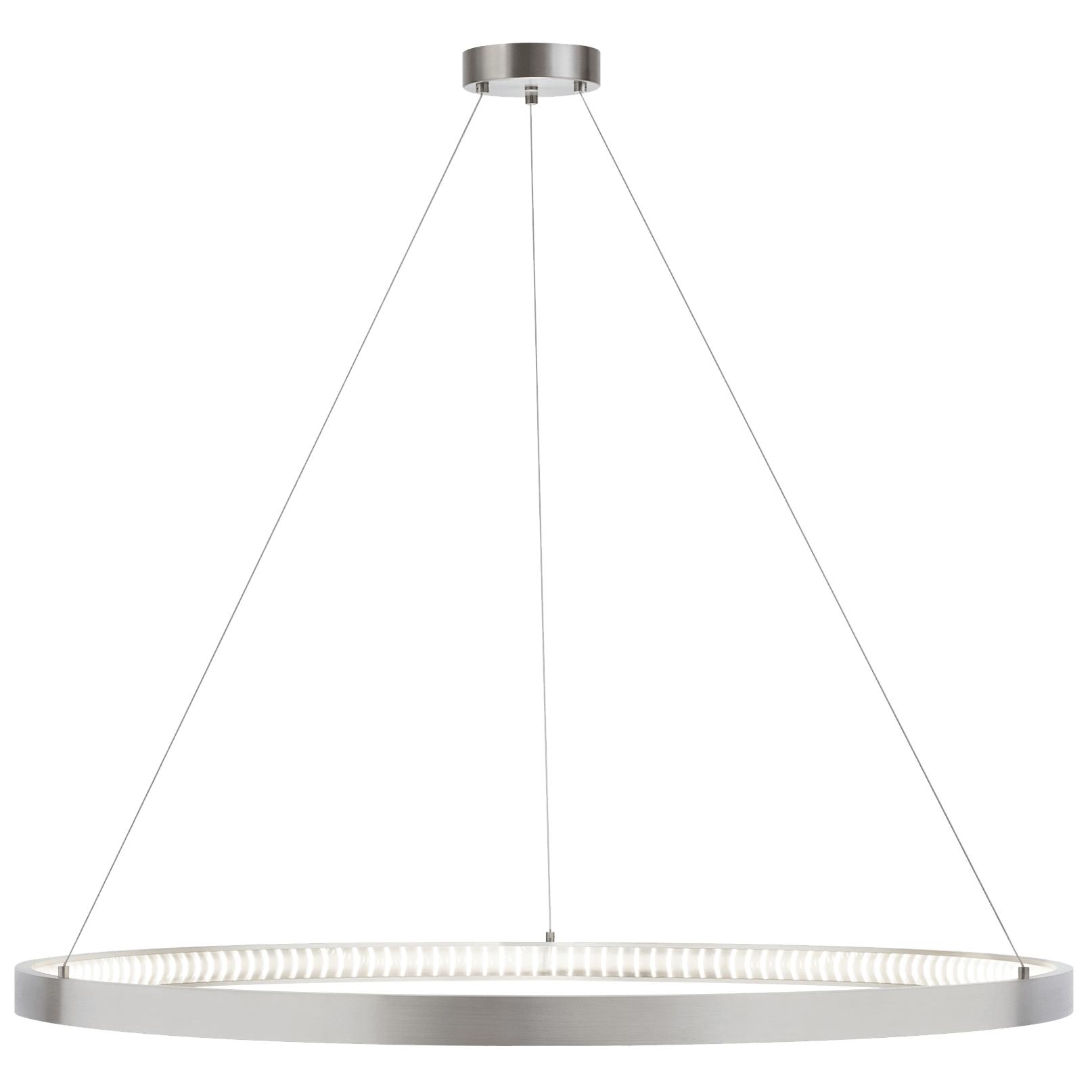 Satin Nickel 48" Diameter Integrated LED 90 CRI 3000K 120V (T24)