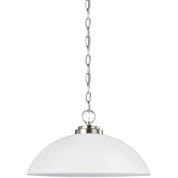 Brushed Nickel LED Bulb(s) Included