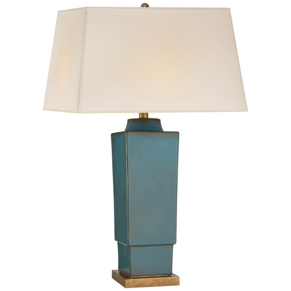 Купить Настольная лампа Khan Square Tapered Table Lamp в интернет-магазине roooms.ru