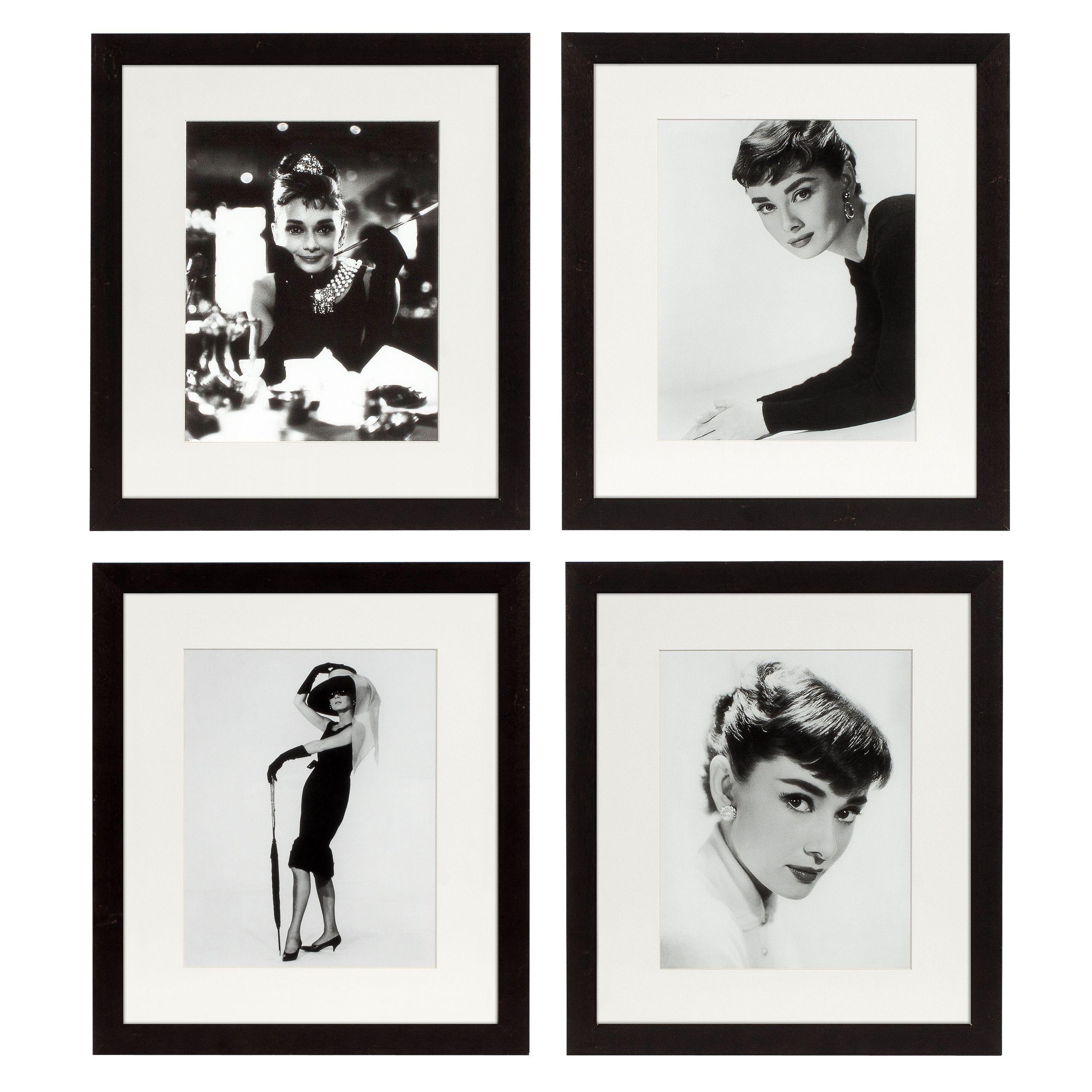Купить Набор постеров Prints Audrey Hepburn set of 4 в интернет-магазине roooms.ru