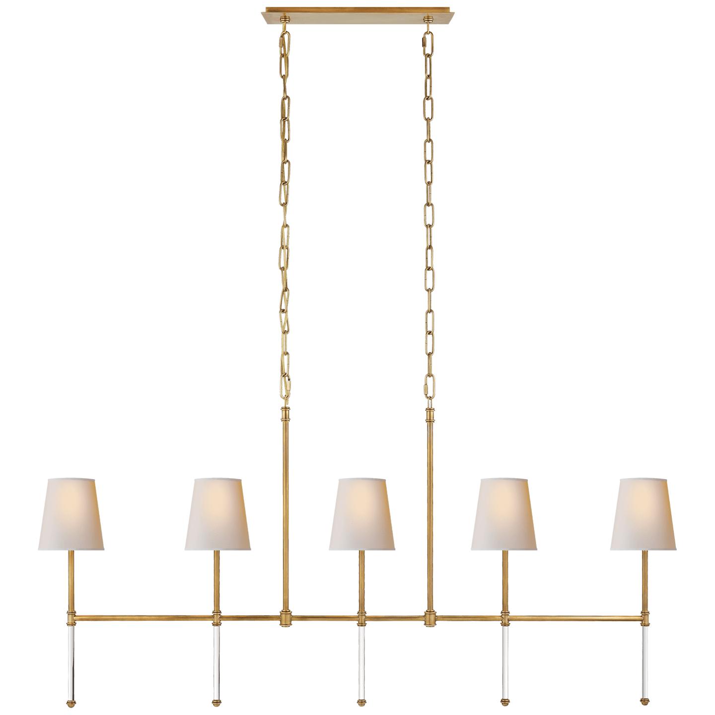 Купить Люстра Camille Medium Linear Chandelier в интернет-магазине roooms.ru