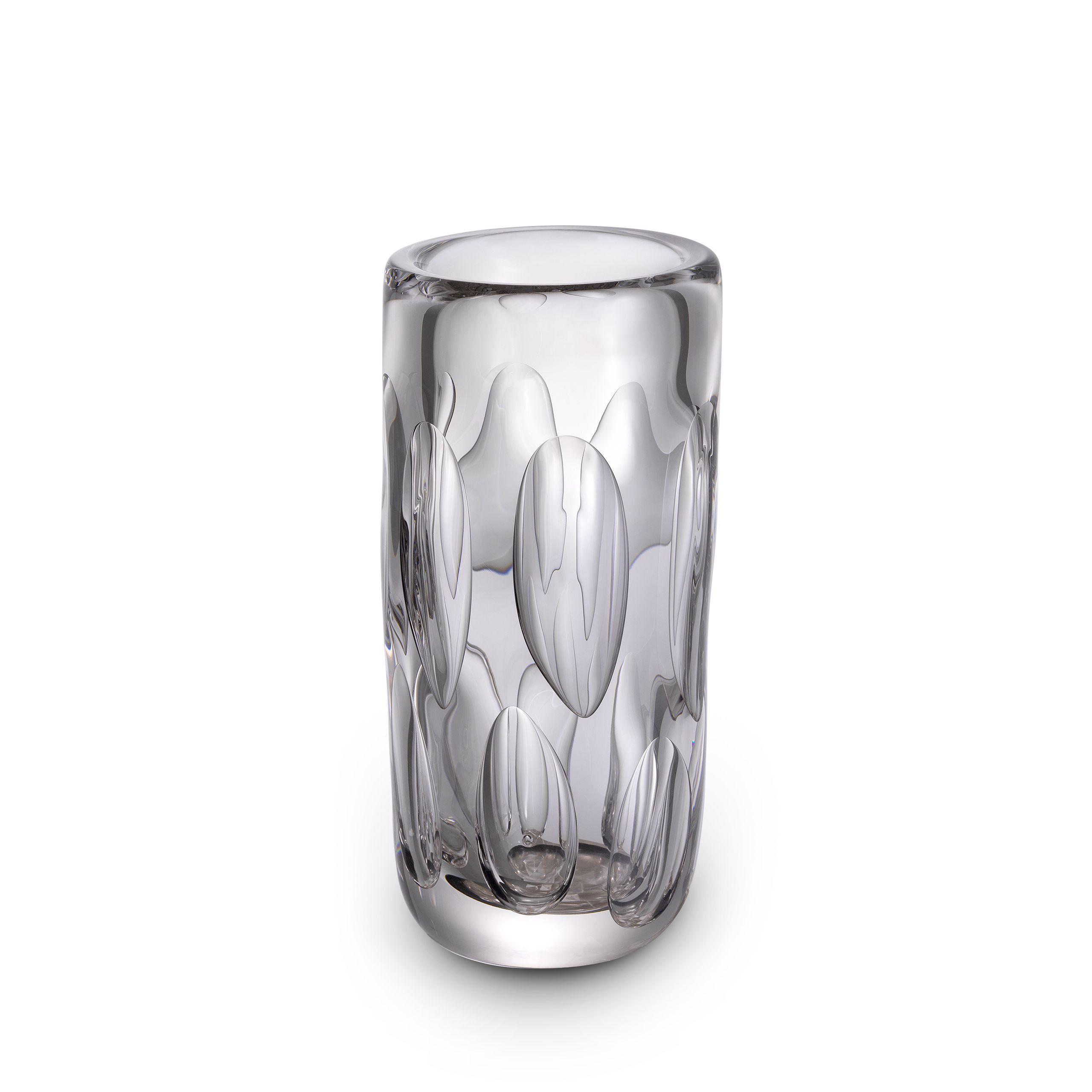 hand blown glass | clear S