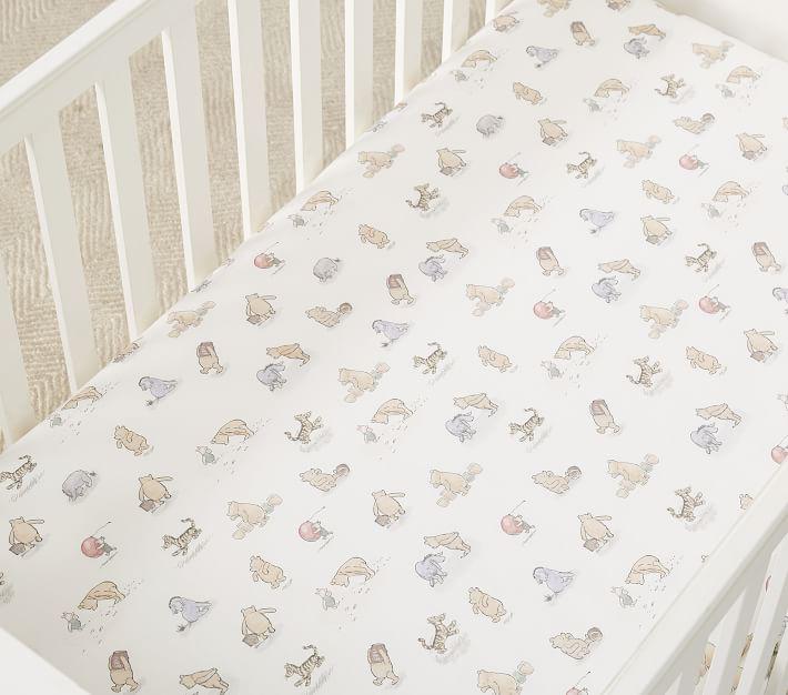 Купить Комплект постельного белья Disney Winnie the Pooh Baby Bedding Set of 3 - Quilt, Crib Fitted Sheet , Crib Skirt в интернет-магазине roooms.ru