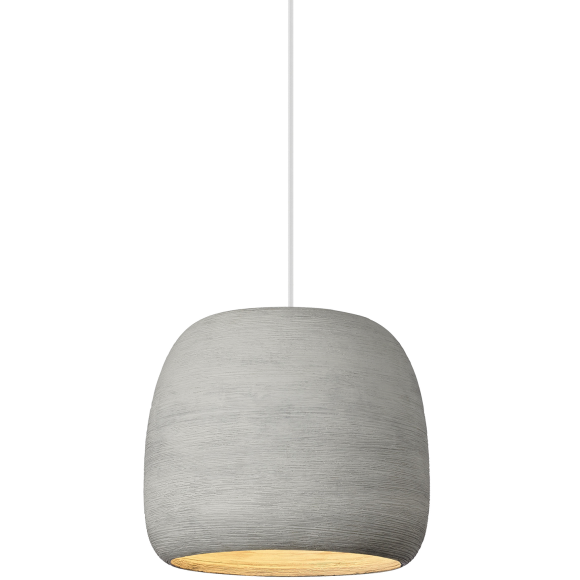 Concrete/White Small Lamp Not Included