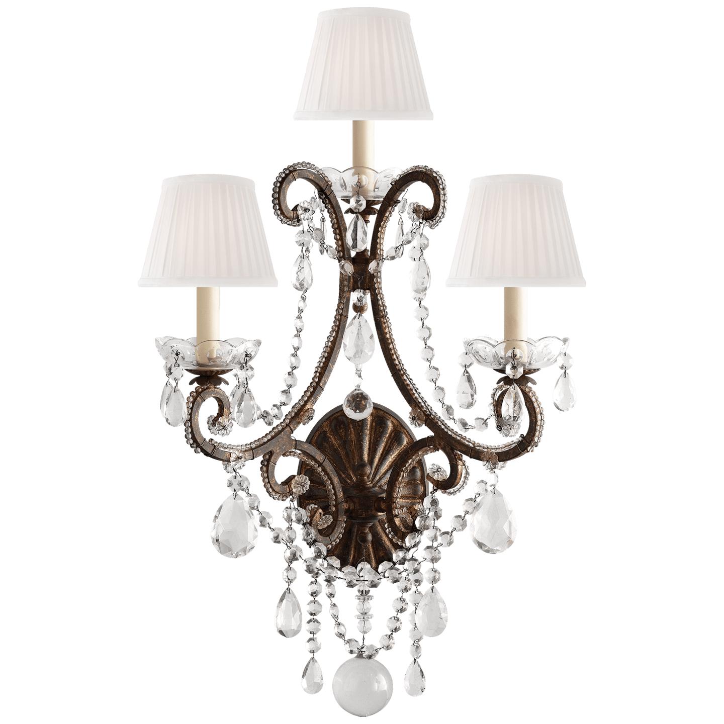 Купить Бра Adrianna Triple Sconce в интернет-магазине roooms.ru