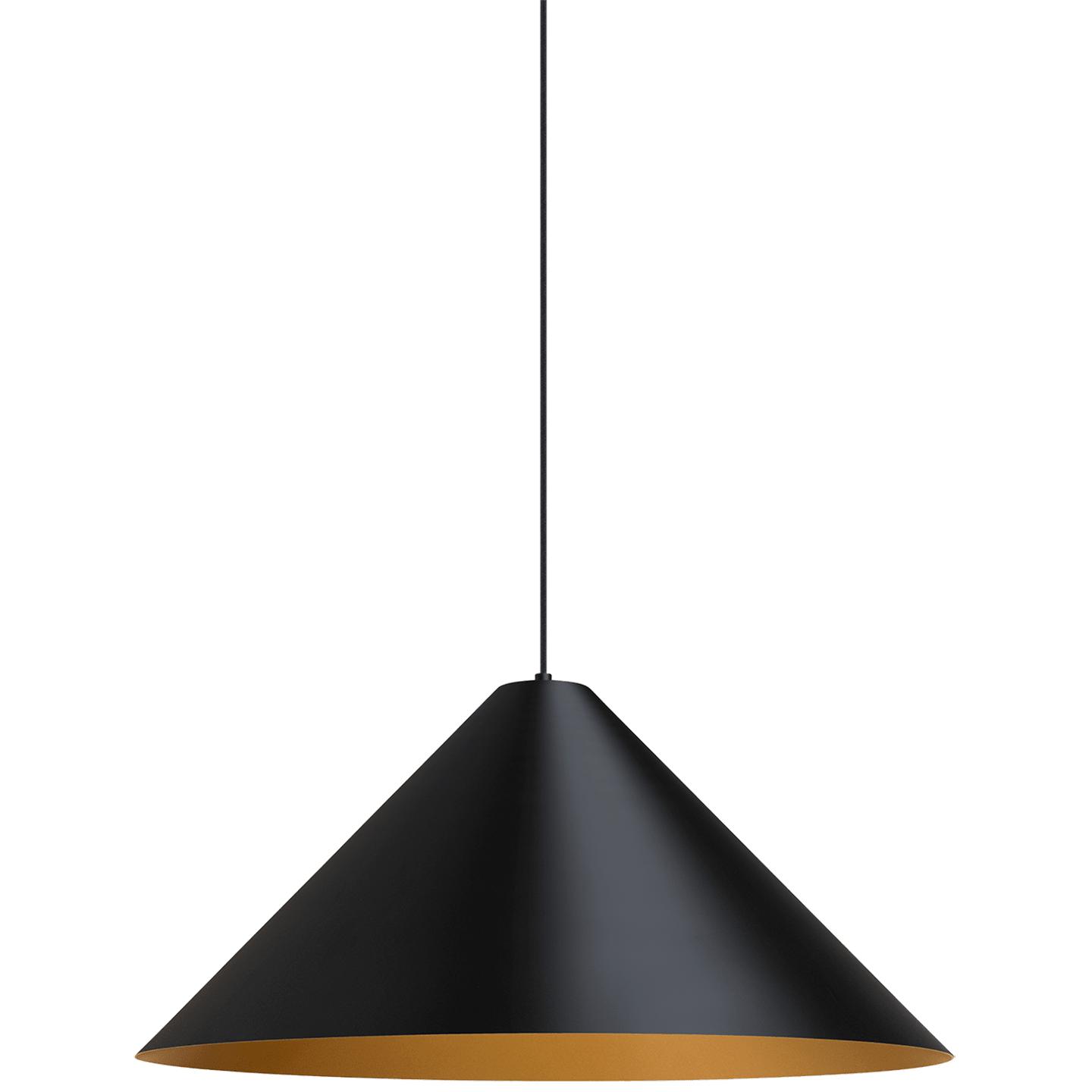 Black/Satin Gold Lamp Not Included