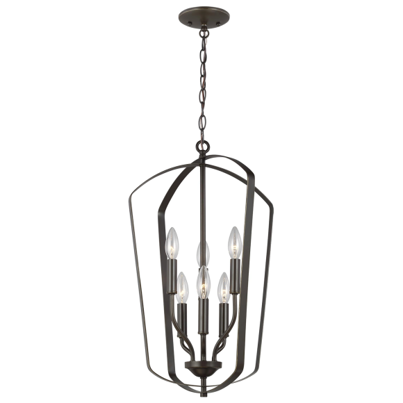 Купить Подвесной светильник Romee Medium Six Light Lantern в интернет-магазине roooms.ru
