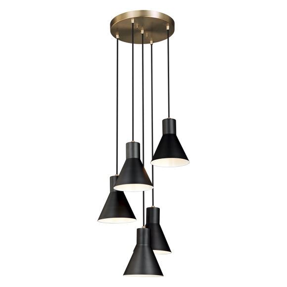 Купить Подвесной светильник Towner Five Light Cluster Pendant в интернет-магазине roooms.ru