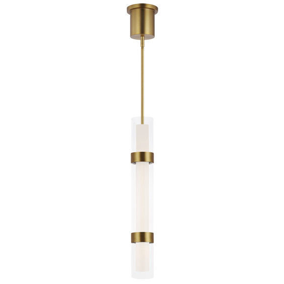 Aged Brass 3 Glass Integrated LED 90 CRI 3000K 120-277V UNV (T24)