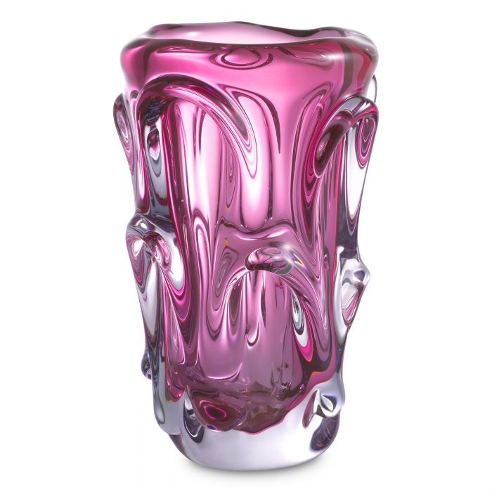 hand blown glass | pink colour L