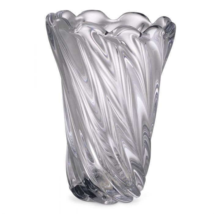 hand blown glass | clear L