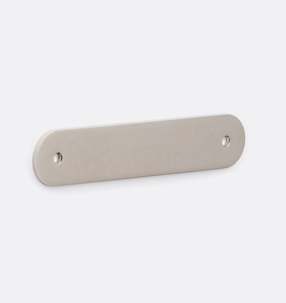 Купить Ручка Rounded Rectangle Drawer Pull Backplate в интернет-магазине roooms.ru