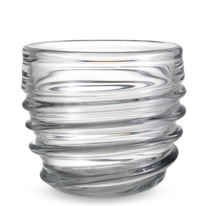 hand blown glass | clear S