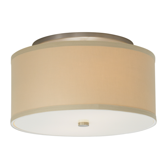 Satin Nickel Desert Clay Large Lamp Not Included
