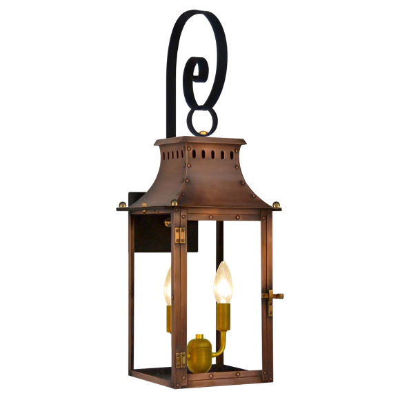 Купить Уличное бра Market Street 16" Top Scroll Wall Lantern в интернет-магазине roooms.ru