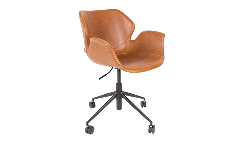 Купить Рабочее кресло Nikki All Brown в интернет-магазине roooms.ru