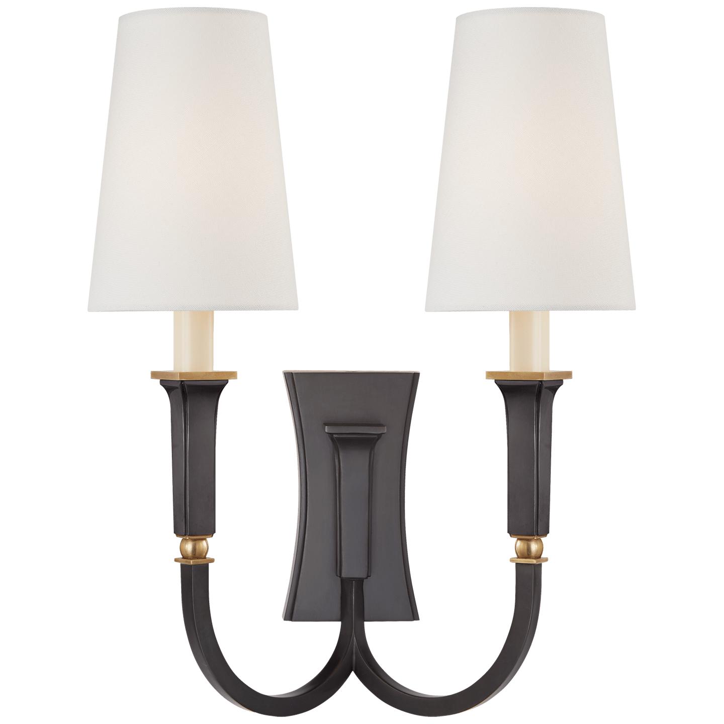 Купить Бра Delphia Large Double Arm Sconce в интернет-магазине roooms.ru