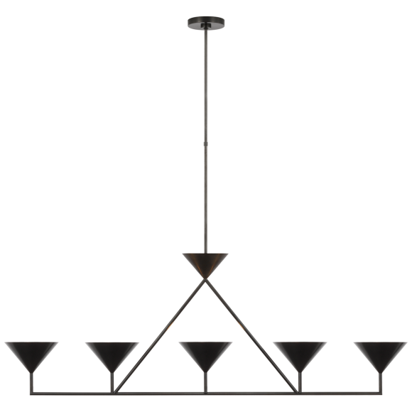Купить Люстра Orsay XL 5-Light Linear Chandelier в интернет-магазине roooms.ru