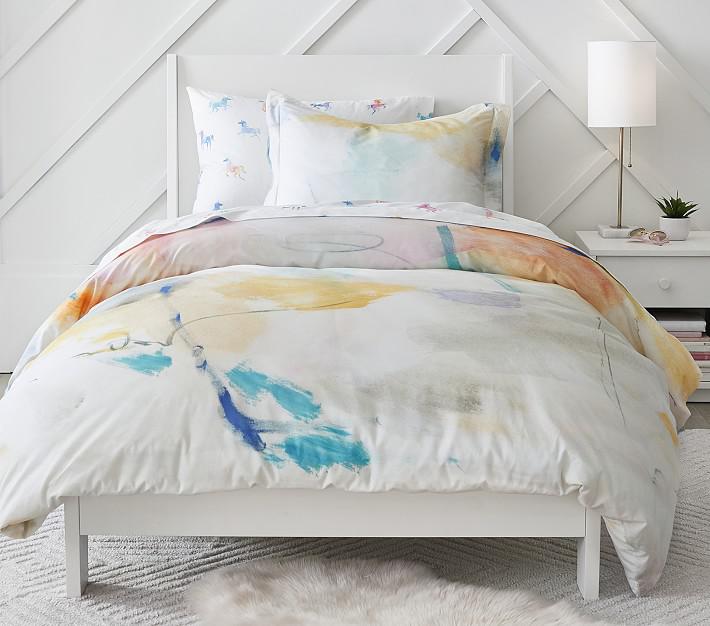 Купить Набор простыней west elm x pbk Watercolor Unicorn Sheet Set & Pillowcases - Sheet Set в интернет-магазине roooms.ru