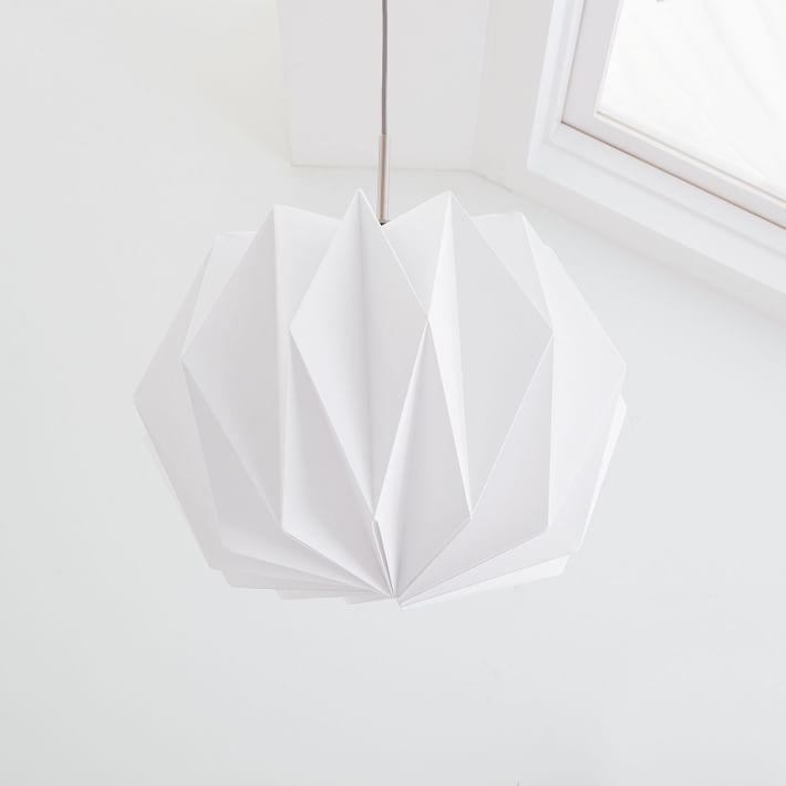 Купить Подвесной светильник Fabric Accordion Pendant White в интернет-магазине roooms.ru