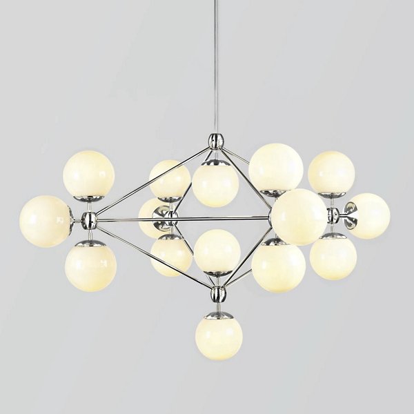 Купить Люстра Modo 4 Sided Chandelier - 15 Globes в интернет-магазине roooms.ru