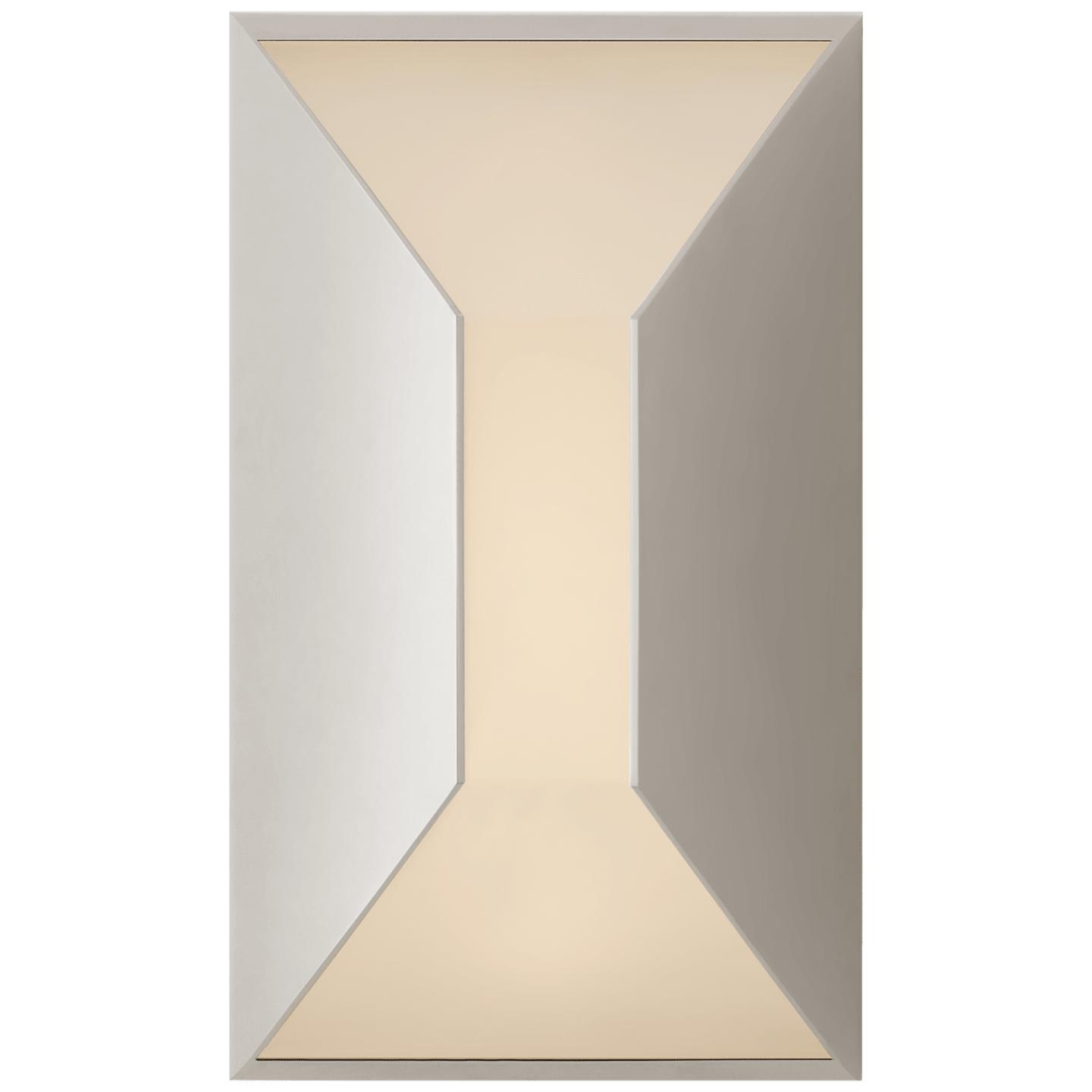 Polished Nickel Frosted Glass