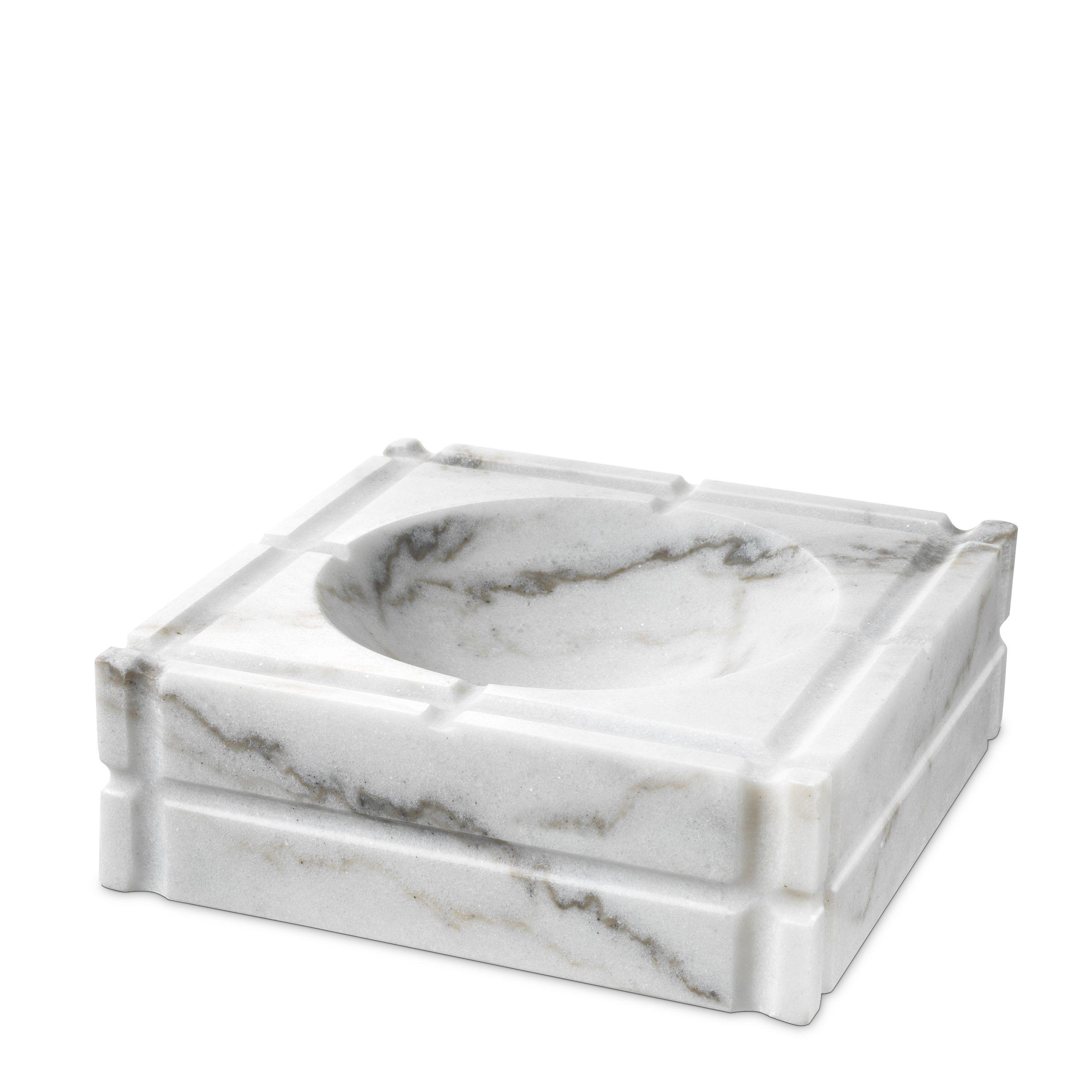 honed white marble