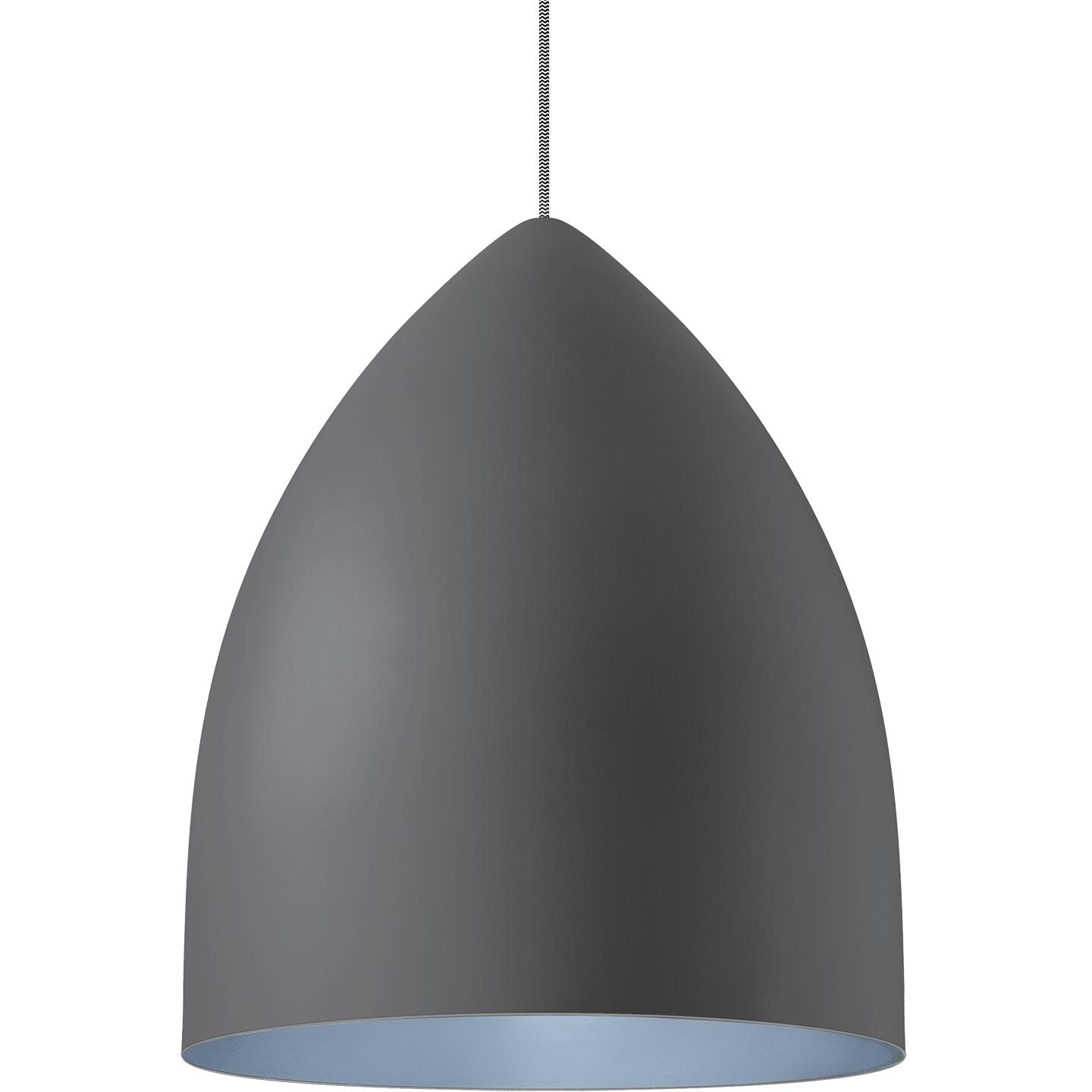 Rubberized Gray/Blue Lamp Not Included