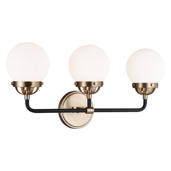 Satin Brass LED Bulb(s) Included