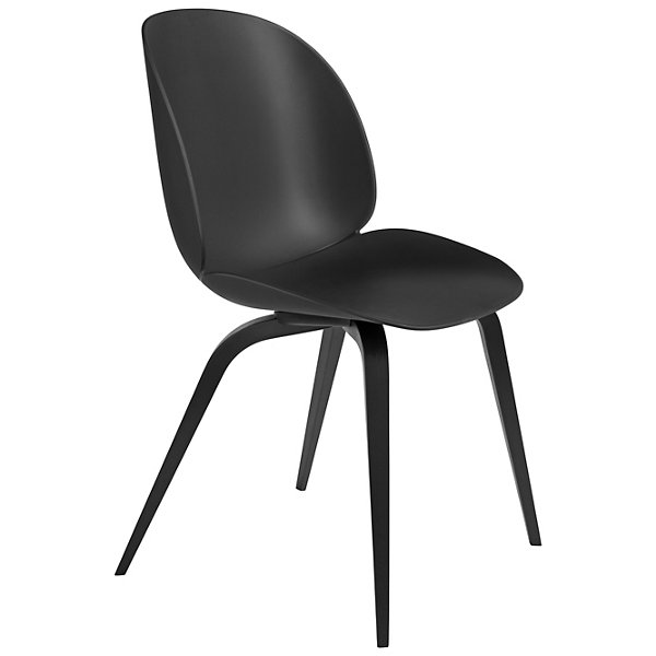 Купить Стул без подлокотника Beetle Dining Chair Wood Base в интернет-магазине roooms.ru
