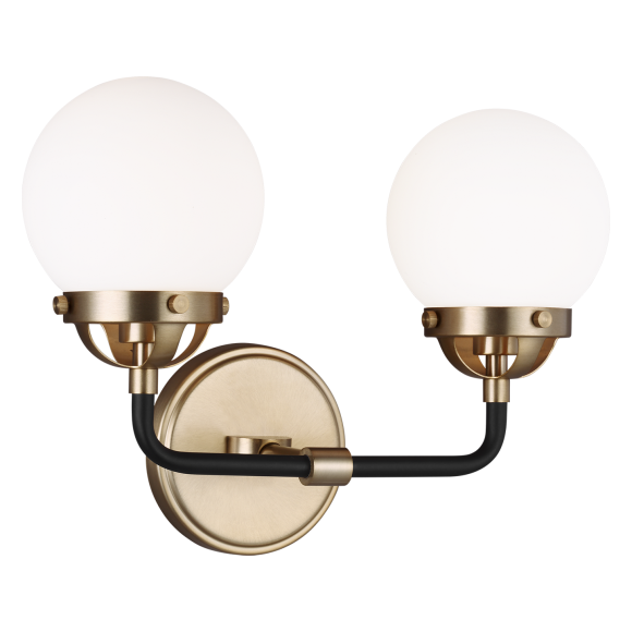 Satin Brass LED Bulb(s) Included